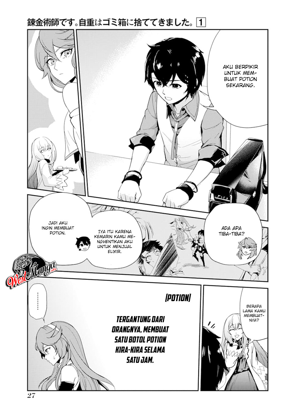 Renkinjutsu-shidesu. Jichou Wa Gomibako Ni Sutete Chapter 01 Gambar 26
